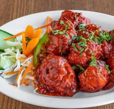 Butter chicken — authentic Indian curry at Royal Crown Restaurant, Winnipeg