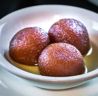 Gulab Jamun at Royal Crown Sweet House Winnipeg
