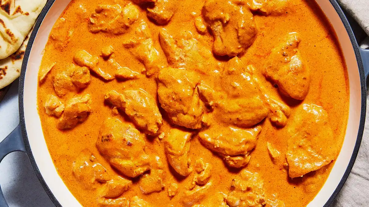Butter Chicken at Royal Crown Restaurant Winnipeg — rich creamy tomato-based curry